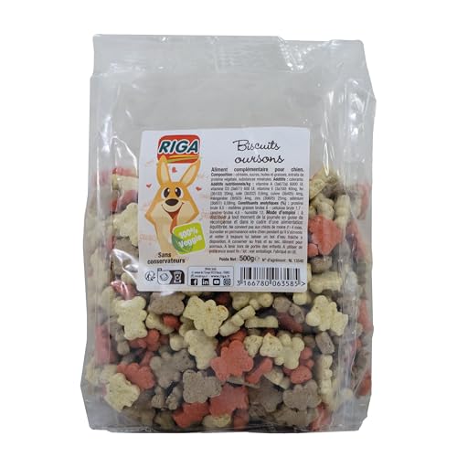 Riga - Biscotti vegetariani poveri di grassi, ricchi di vitamine e minerali, 500 g