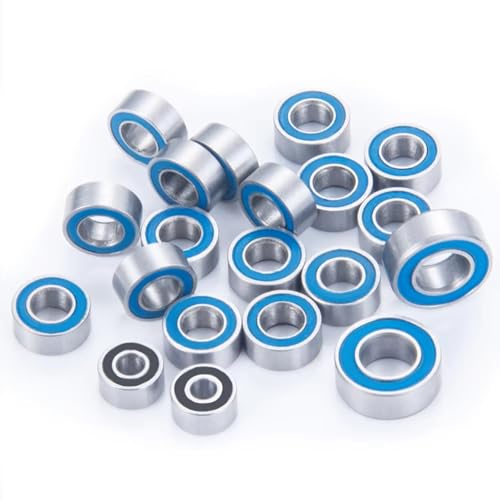 Image of RC Bearing Kit For Axial For SCX24 90081 For Deadbolt AXI00001 AXI00002 1/24 20Pcs Metal Sealed Bearing Set RC Crawler Car Parts Accessories