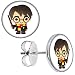 Produktbild Selles® Nina - Hypoallergene Ohrstecker Harry Potter  - 10*mm - Ohrschmuck Edelstahl Antiallergisch NS-5792 FanschmuckNEU
