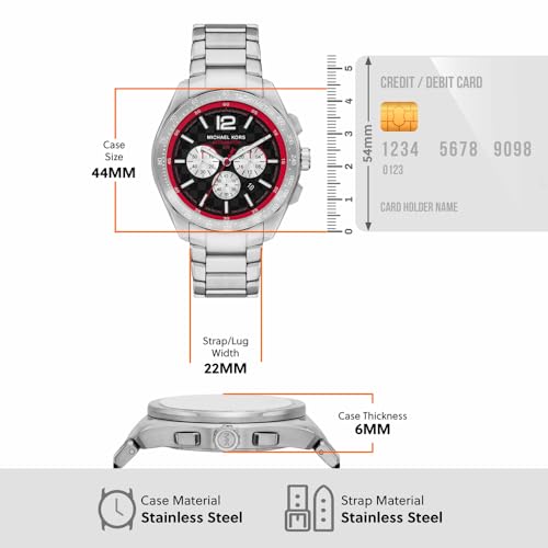 Image of Michael Kors Accelerator 2.0 Silver Watch MK9176