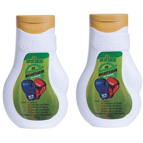 Kit 2 Gel Nocauteador Alivio Muscular Arnica Dokmos 200g