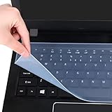 15.6Inch Transparent Silicone Dustproof Keyboard Film for Laptop Notebook MacBook Waterproof Clear Keypad Protector Cover
