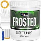 DWIL Frosted Glass Paint for Window - Window Privacy Paint, Waterproof & UV Resistant, Frosted Glass Spray, for Bathroom, Kitchen, Room, Sliding Door, 16oz (with tools)