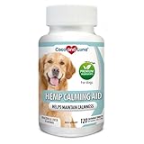 Coco and Luna Calming Treats for Dogs - Helps with Dog Anxiety, Separation, Barking, Stress Relief - Supports Calm & Relaxed Behavior -120 Natural Chew-able Tablets