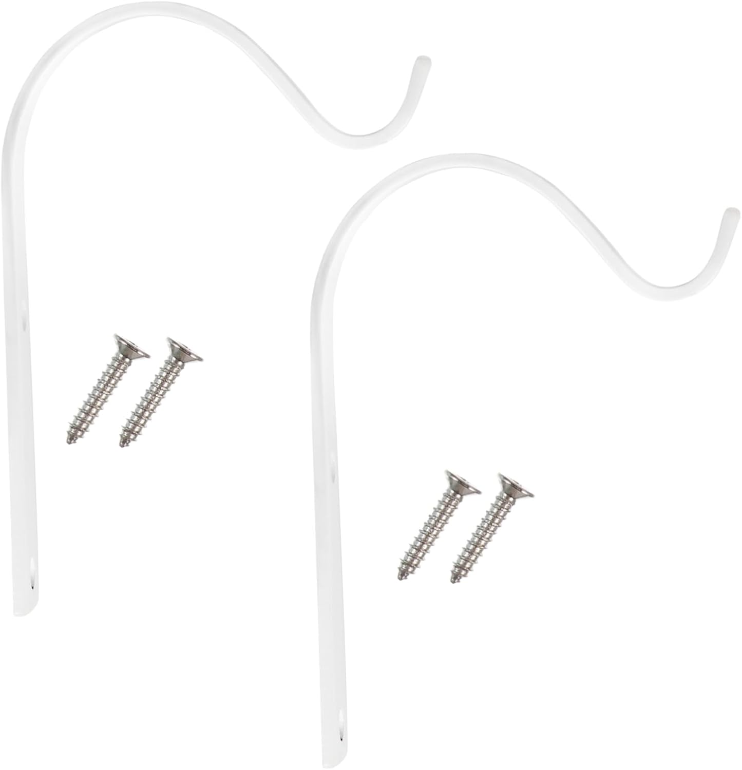 POPETPOP 2pcs Hook up Shepherds Hook Hangers Black Bird