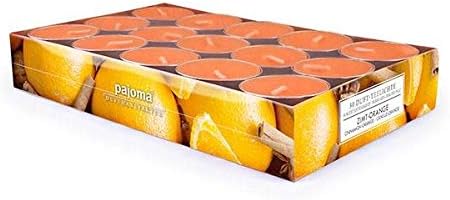 pajoma® Teelichte 30 Stück, Zimt-Orange | Duft-Teelichte in Aluminiumhülle, Brenndauer ca. 4 Stunden – Höhe 1,5 cm ø 3,5 cm | Premium Qualität | Deko, Gastronomie, Outdoor, Party, Windgläser, Hochzeit pajoma® Teelichte 30 Stück, Zimt-Orange | Duft-Teelichte in Aluminiumhülle, Brenndauer ca. 4 Stunden – Höhe 1,5 cm ø 3,5 cm | Premium Qualität | Deko, Gastronomie, Outdoor, Party, Windgläser, Hochzeit