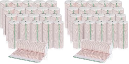 Image of Reginary 40 Pack Elastic Bandage Wrap 6 Inch Green Trim