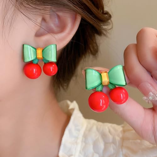 Boucles d'oreilles acrylique ultra légères et lumineuses style néon rétro bonbon