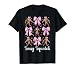 Sassy Squatch Funny Bigfoot Sasquatch Girl Mom Coquette Bow T-Shirt
