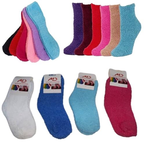 Kit 5 Pares Meia Termica Infantil Bebê Felpuda Atoalhada Soft Mac...