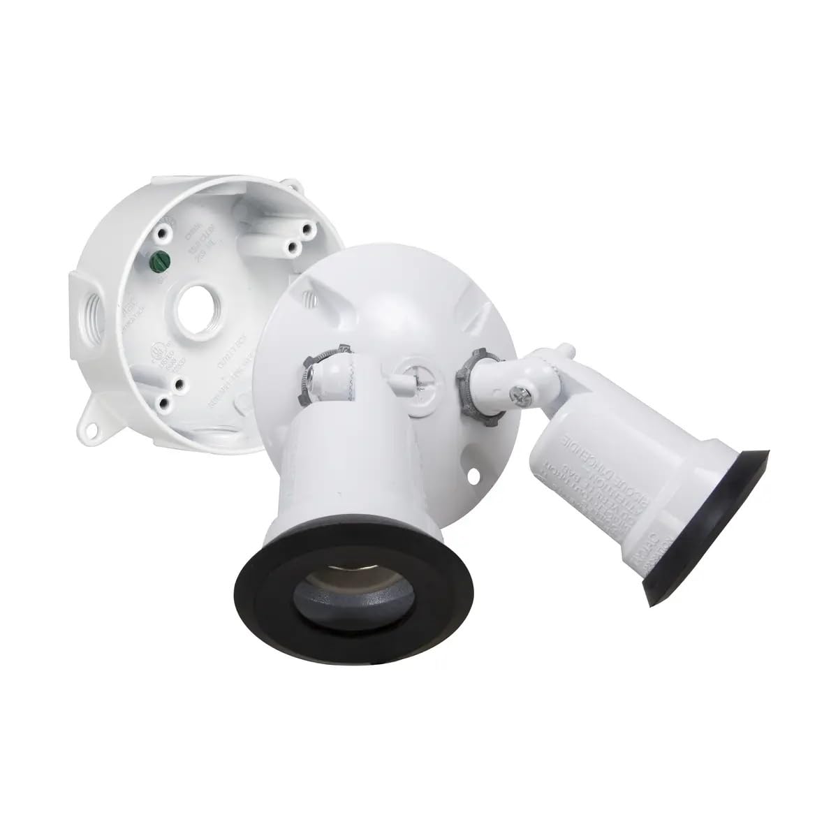 Hubbell-Bell LT233WH Traditional Outdoor Flood Light Kit, White