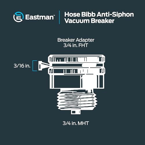 Eastman 20199 3/4 Inch Fht X 3/4 Inch Mht Hose Bibb Anti Siphon Vacuum Breaker thumb #5