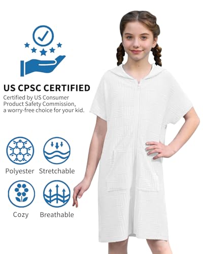 Image of BesserBay Boys Girls Swim Cover Up Terry Cloth Swimwear