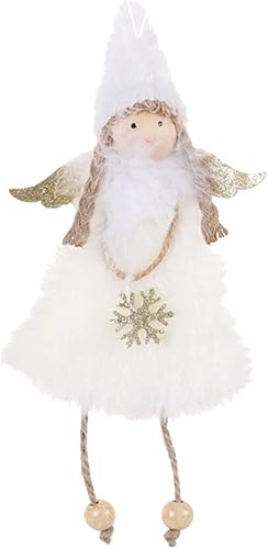 Miniatura 1 de Adornos para árbol de Navidad, muñeca, ángel de felpa, colgante, decoración para colgar de Navidad, decoración pequeña para interiores y exteriores,
