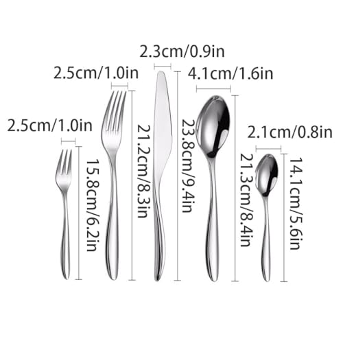 Set Cuchillos Cubiertos 5 Piezas Acero Inox miniatura 2