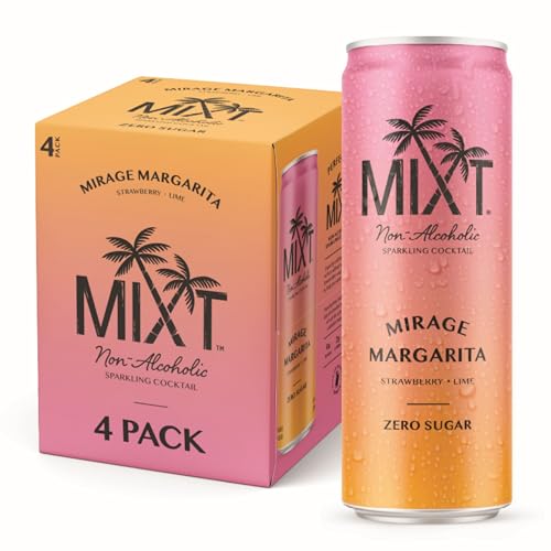 MIXT Premium Sparkling Non-Alcoholic Sparkling Cocktail - Mirage Margarita – Zero Sugar