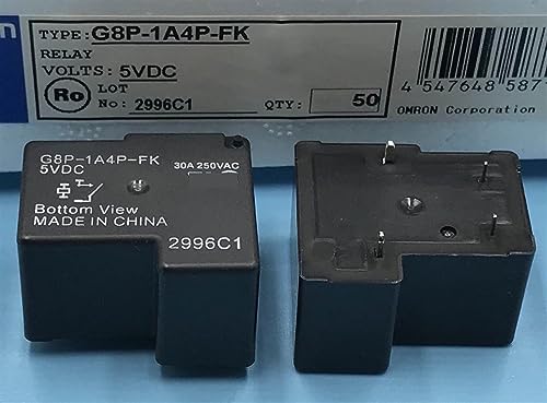 Relé 4 pines G8P-1A4P 48VDC con alta capacidad de 30A