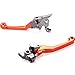 motor-mh Pivot Dirtbike Brake Clutch Levers for 250 SXF/EXCF/Sixdays 2007-2013, EXCE 300 2007-2013, EXCF 350 2012-2013, 450 EXCF 2007-2013