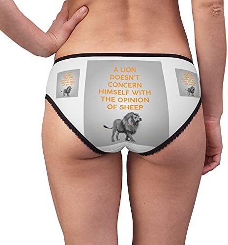 A Lion Panties, A Lion Underwear, Briefs, Cotton Briefs, Funny Underwear, Panties For Women