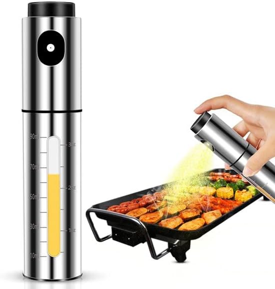 2Pcs Oil Sprayer for Cooking,Oil Bottle for Kitchen, Kitchen Utensils,for Spraying Cooking Salad BBQ Cooking