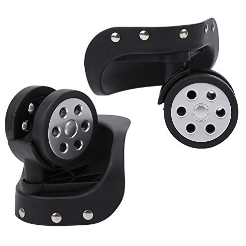 RiToEasysports Universal Large Hole Luggage Wheels Double Row Suitcase Wheels Replacement for Suitcase Parts(1 Pair) Mountaineering Camping Supplies3
