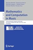 Mathematics and Computation in Music: 10th International Conference, MCM 2026, Annandale-on-Hudson, NY, USA, June 23–26, 2026, Proceedings (Lecture Notes in Computer Science, 16609)