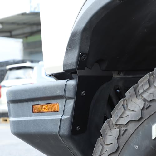 Image of 2PCS Mud Flaps Splash Guards Mudguards Mudflaps Compatible with INEOS Grenadier 2020-2024, Mud Guards Splash, No Drilling Mudguards Fenders Replacement (Front Wheel)