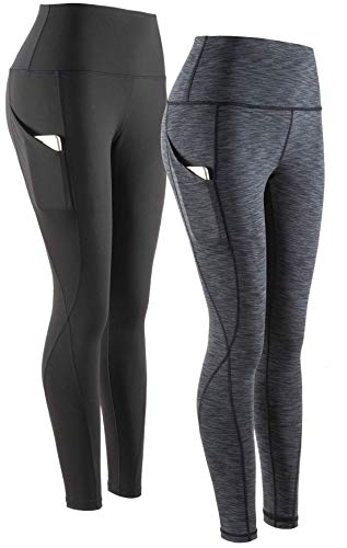 SERHOM Yoga Pants, High Waist Tummy Control Workout Women Yoga Leggings with Pockets