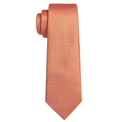 Image of Barry.Wang Ties for Men Silk Tie Sets Polka Dot Woven Necktie Pocket Square Cufflinks Business Wedding