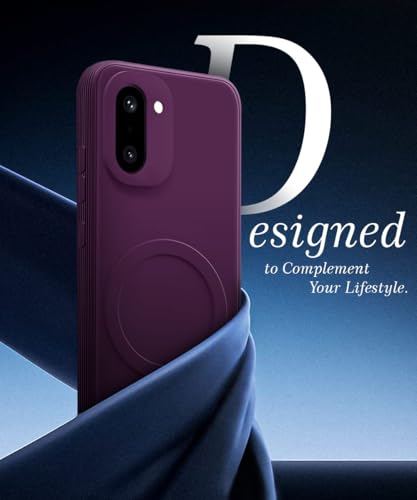 Image of WOW IMAGINE Back Case Cover for 1+ OnePlus 15R 5G | Soft Matte Silicone Case| Slim Fit & Shockproof | Camera Protection Bumper Cover (Purple)