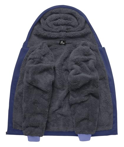 Image of SCODI Hoodies for Men Heavyweight Fleece Sweatshirt Zip Up Thick Jacket | Machine Wash, Soft, Warm, Winter, Outdoor Activities, Gym, Office, Casual, Daily Wear, Full Zipper Sherpa Lined Hooded Coat