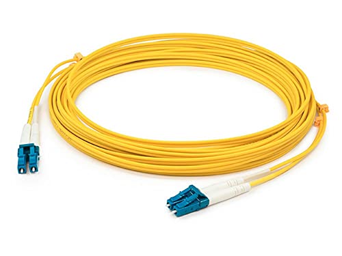 AddOn 45m LC OS1 Yellow Patch Cable - Patch cable - LC/UPC single-mode (M) to LC/UPC single-mode (M) - 148 ft - fiber optic - 9 