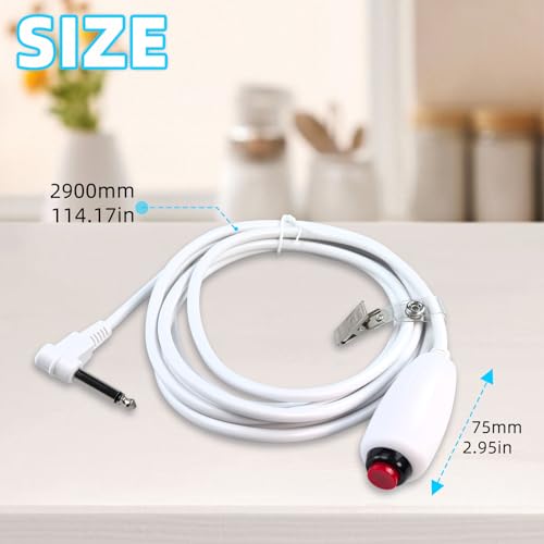 Cable de botón de 6,35 mm universal para llamadas de enfermería Flylin 2