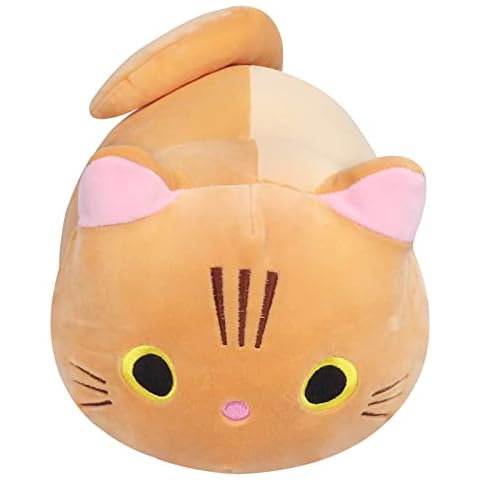 Cojín de Peluche Auspicious Beginning para Gato Naranja de 13,8 Pulgadas Cover
