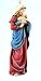 A Mother's Kiss Mary with Infant Jesus Resin Statue Christmas Ornament, 5 Inch