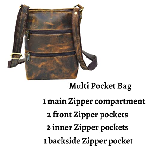 Small Sling Bag for Women Leather Fashionable Crossbody Handbag Shoulder Travel Vintage Handmade Purse3