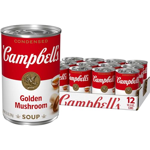 Campbell's Condensed Golden Mushroom Soup, 10.5 Ounce Can (Pack of