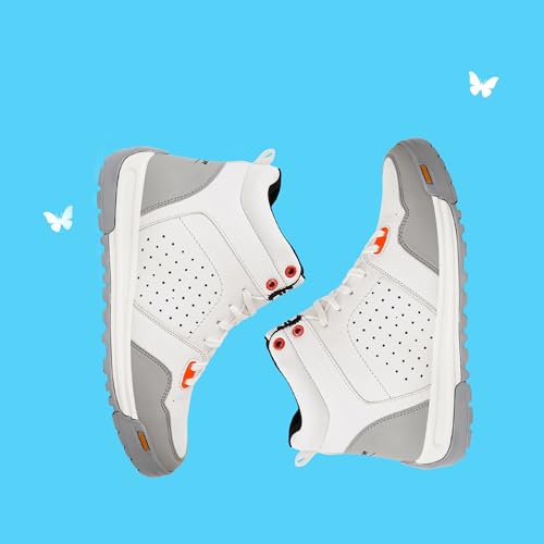 Image of Zixer Woodlend Bike Riding Tracking Stylish Jungle High Ankle Boots For Boys High Tops For Men