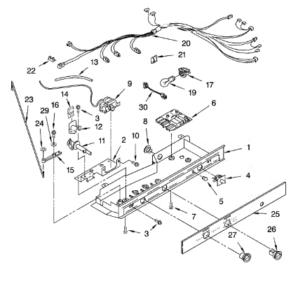 Miniatura 3 de OEM PN WPW10366605 **Reemplazo directo** Tablero de control de descongelación W10366605 antes de ordenar para refrigeradores Whirlpool Kenmore Amana