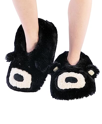 Image of Lazy One Animal Critter Slippers for Kids and Adults, Cute and Cozy Slippers