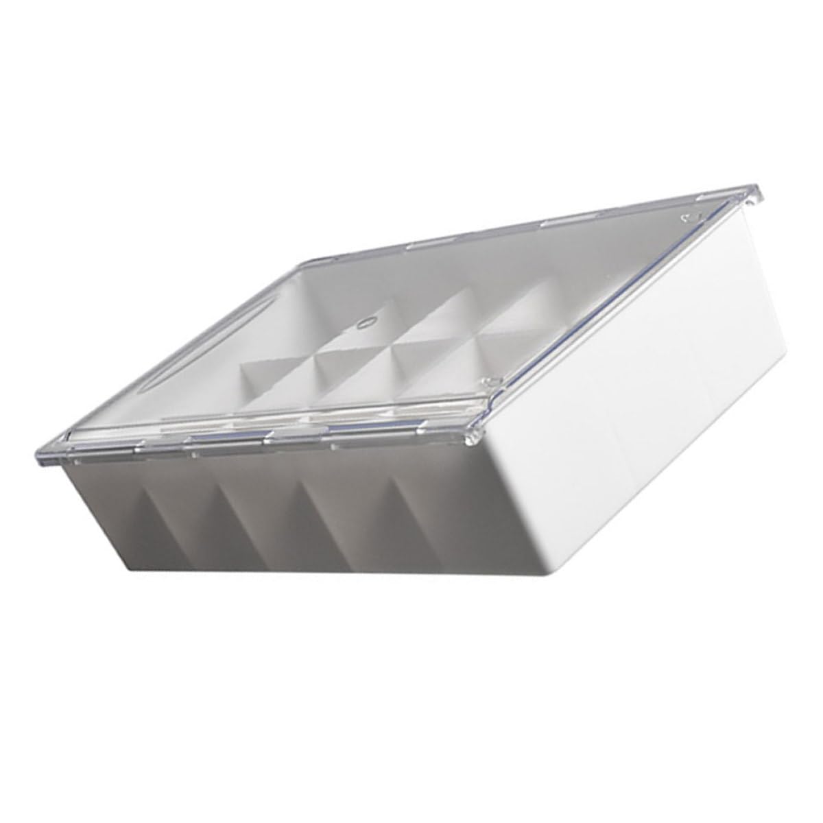 GLEAVI Scatola Portaoggetti per Griglie Multiple Organizer per Cassetti Coperchio Contenitore Classificato per Calzini e Intimo per Camera da Letto e Armadi