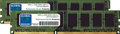 Kit 8GB DDR2 ECC Registered Per Server/workstation – 2x4GB, 400/533/667/800MHz, 240-pin, 1.8V, CL3/4/5 - 4