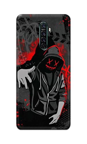 Image of Printed Hard Back Cover for Realme X2 Pro Back Cover (Hoodie Rapper) -190724(EA)