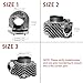 JOYYANGFANG 62.5mm 2.46'' Cylinder Kit with Gaskets and Piston Set for 180-230cc Chinese Scooter Moped ATV Go Kart 4-Stroke GY6 Engine