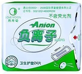 Winalite Lovemoon Sanitary Napkins Pantiliner WinIon Anion Sanitary Napkins Pantiliner Anion Pads (16 Packs x 24 Pads)