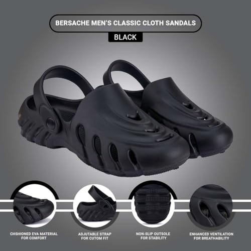 Image of BERSACHE Extra Soft Classic Casual with Regular wear with Ultra Soft & Flexibility Technology Clog for Men's