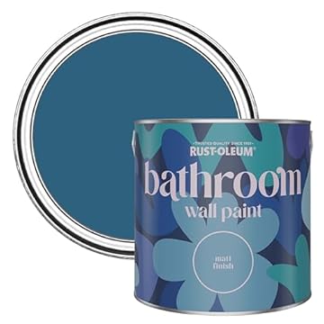 Rust-Oleum Blue Water-Resistant Bathroom Wall & Ceiling Paint - Cobalt 2.5L