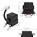 Weasch 12V Pre-Wired Waterproof Fuse Relay Box, 3 Relays and 3 ATC/ATO Blade Fuses, 4-Pin 40A Relay Block and Kit, for Cars Truck Marine Boat Jeep