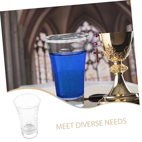 Verre de communion de qualité pour célébration religieuse et plateau standard