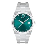 Movado Bold Quest Men's and Women's Sport Watch - Swiss Quartz Movement, Stainless Steel Link Bracelet - 5 ATM Water Resistance - Luxury Fashion Timepiece for Him or Her - 40mm